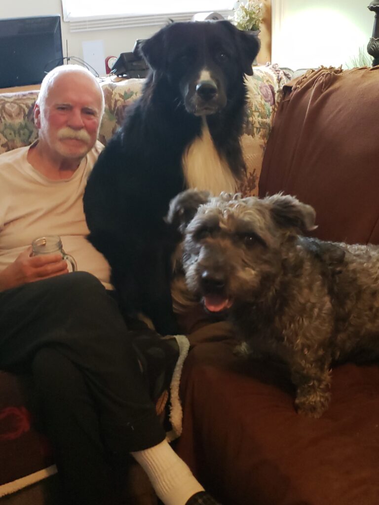 Grant Rayner, Elijah and Malachi chillin' on the couch