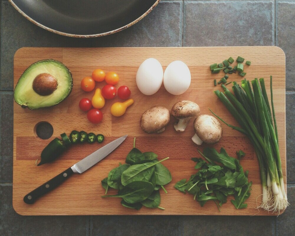 an assortment of healthy foods